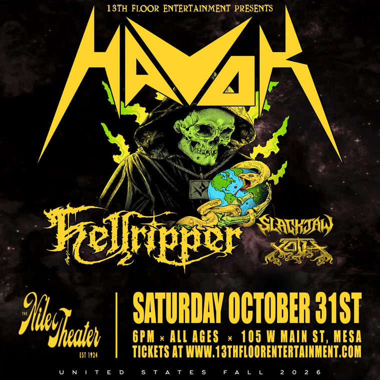 SAINT APOLLO Halloween Show flyer