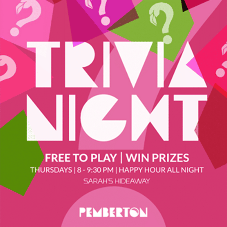Trivia Night flyer
