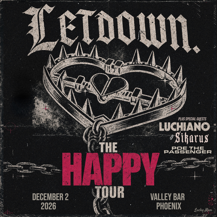 LETDOWN. flyer