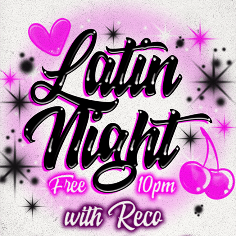 Latin Night with DJ Soy Reco flyer