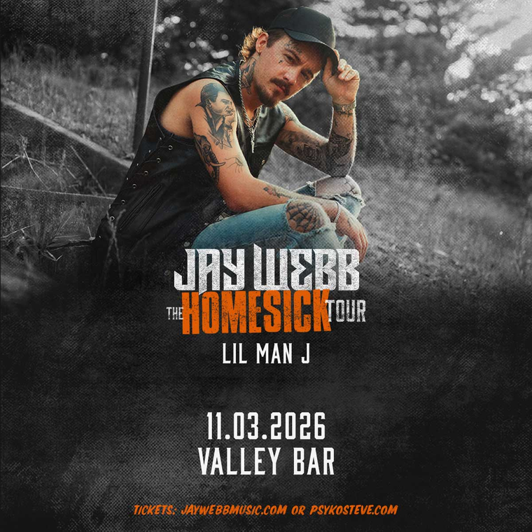 JAY WEBB - THE HOMESICK TOUR flyer