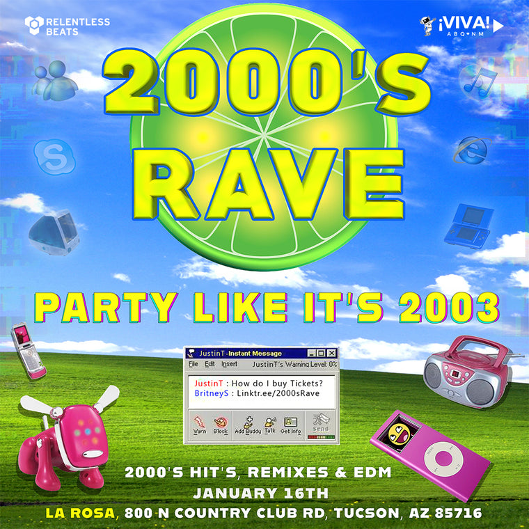 2000’s Rave flyer