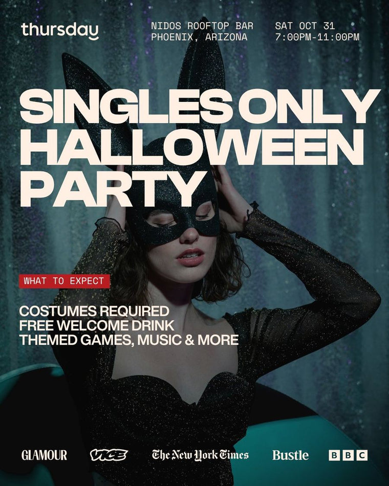 Saturday Singles Halloween Rooftop Party at Nidos flyer