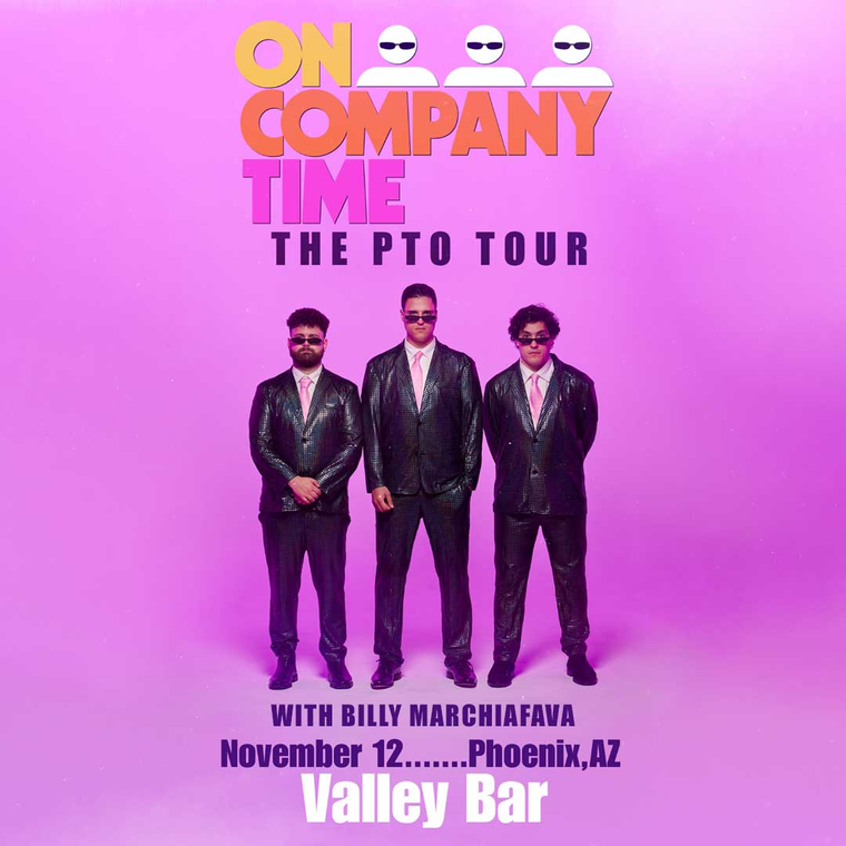 ON COMPANY TIME - THE PTO TOUR flyer