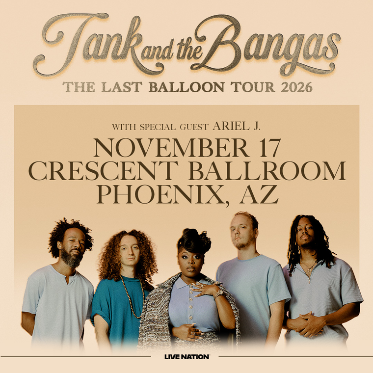 TANK AND THE BANGAS - THE LAST BALLOON TOUR flyer