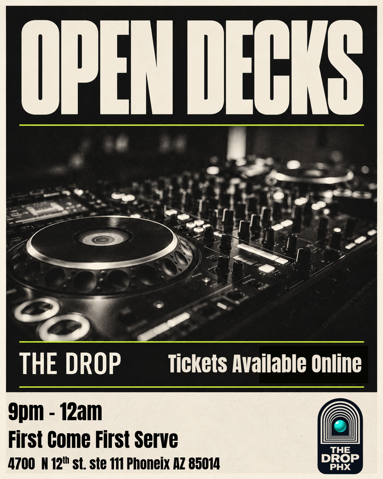 Open Decks flyer