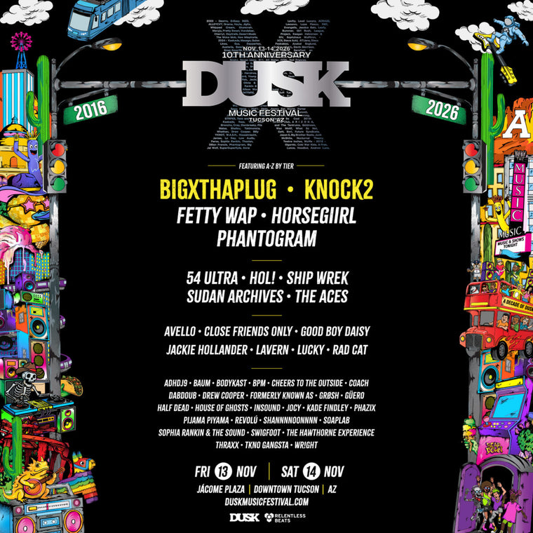 DUSK Music Festival 2026 flyer