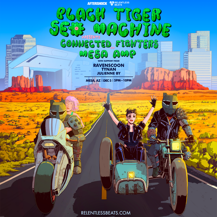 Black Tiger Sex Machine flyer