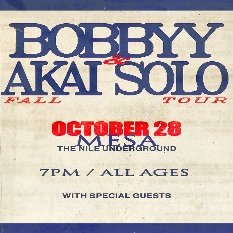 AKAI SOLO x BOBBYY flyer
