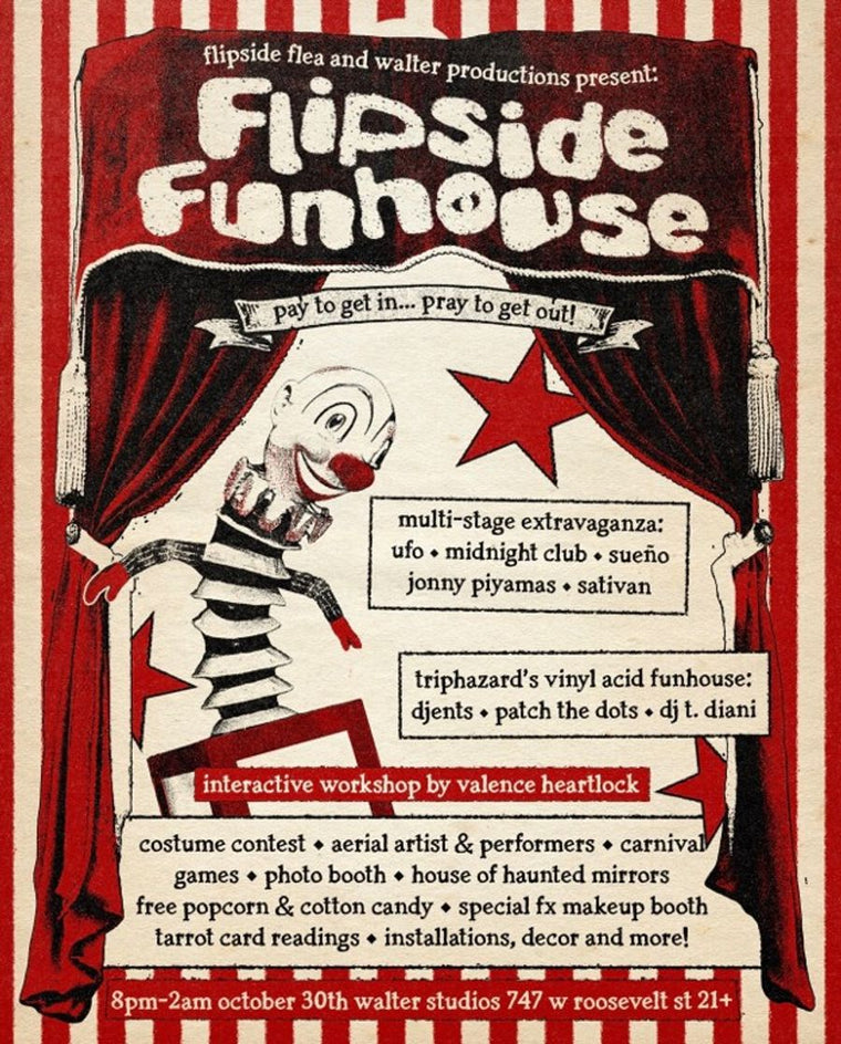 Flipside Funhouse flyer